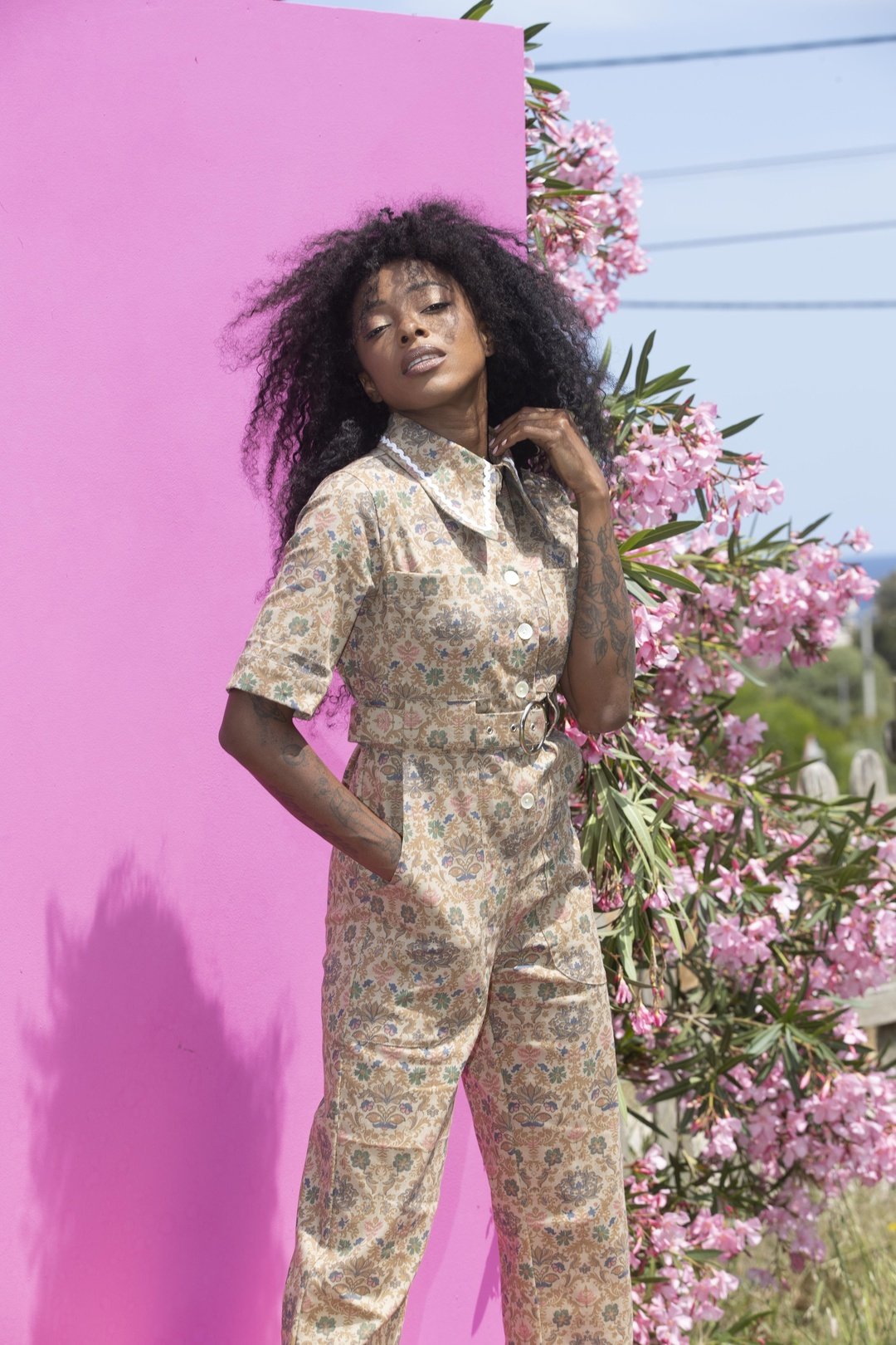 Paisley jumpsuit on sale