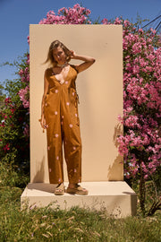 Dune Jumpsuit - Blown Pink Flower