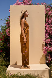 Dune Jumpsuit - Blown Pink Flower