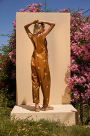 Dune Jumpsuit - Blown Pink Flower